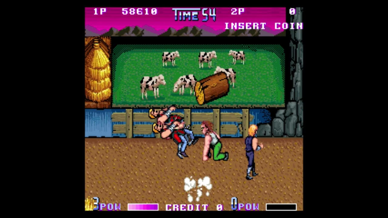 MAME  雙截龍 2 難易度最高等級 必看 Double Dragon 2 MAME no died