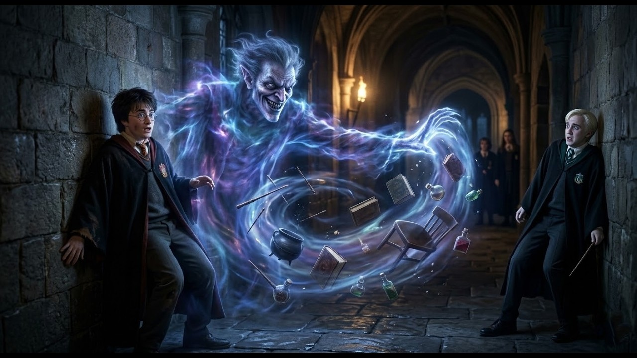 What If Peeves Was Actually Bound To Protect Harry And Became A Terrifying Poltergeist Bodyguard