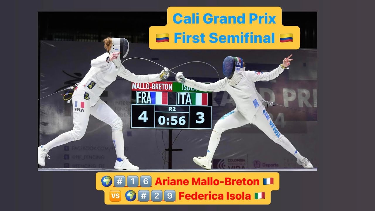 Cali Grand Prix 2024 SWE - L4 - Auriane Mallo Breton FRA v Federica Isola ITA