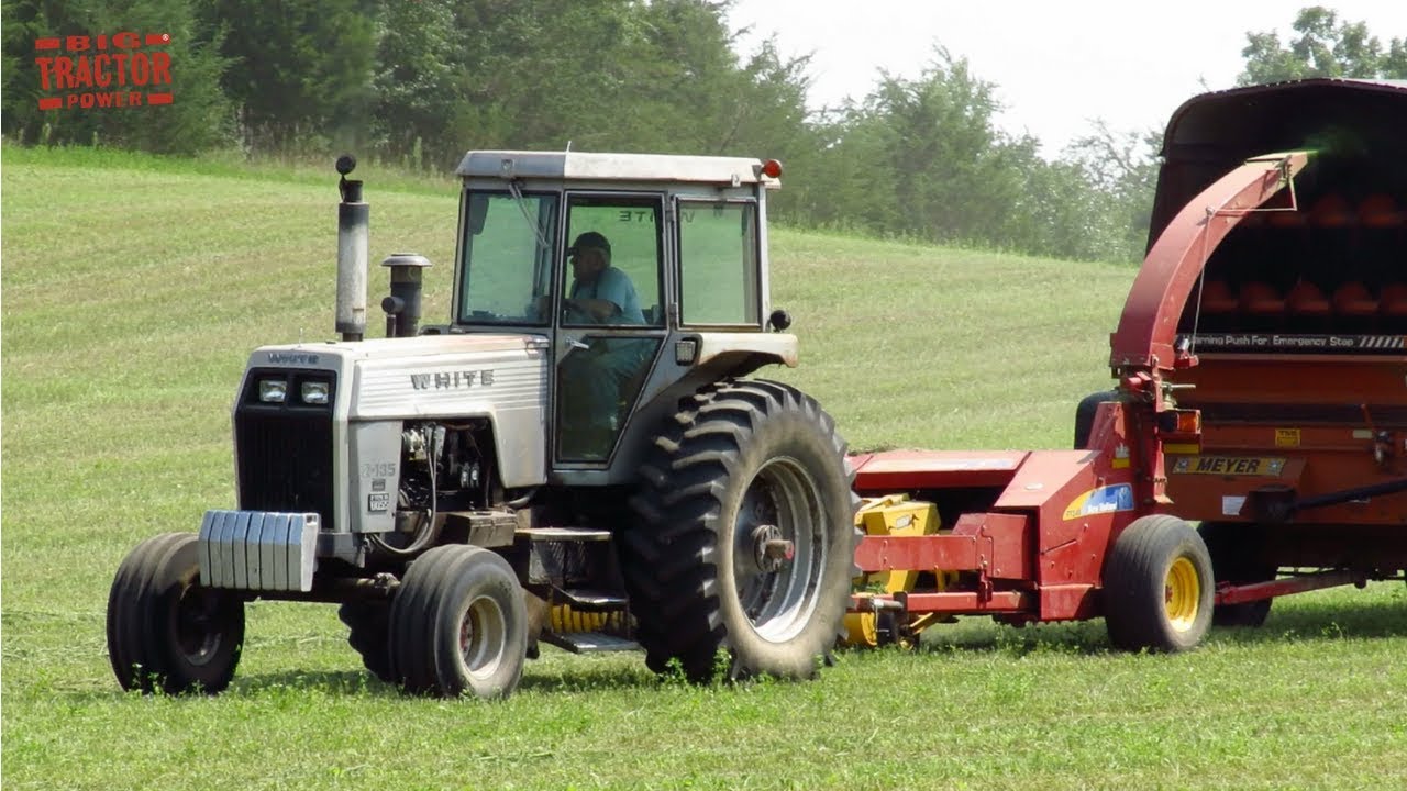 WHITE 2-135 Field Boss Tractor Forage Harvesting Alfalfa