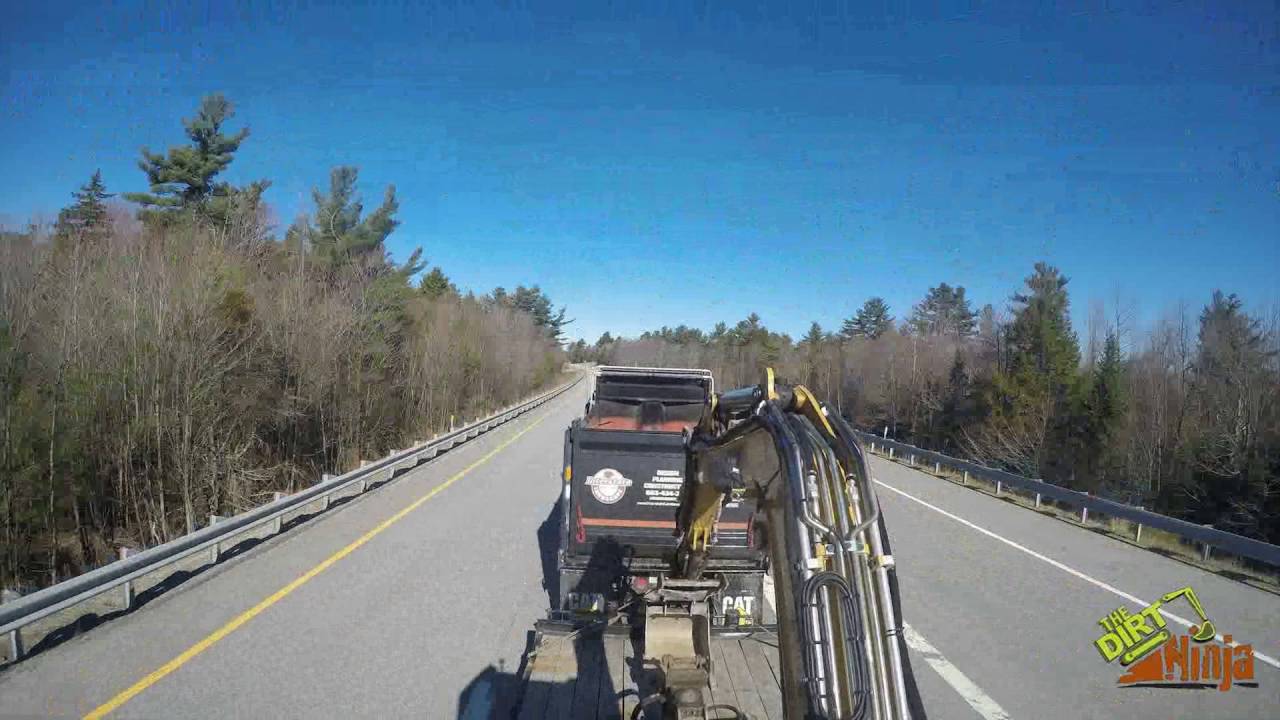 Cat CT660 + Towmaster T-50 + Cat 305.5e2 On The Road