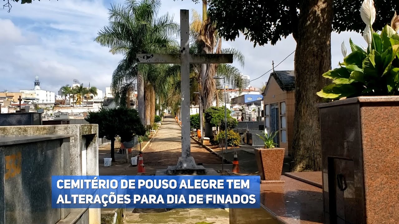 Cemitério de Pouso Alegre tem alterações para Dia de Finados