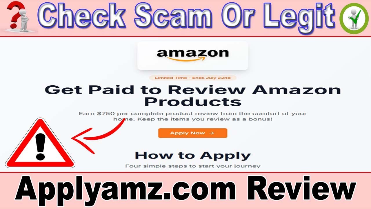 Applyamz.com Review 🔍 Get Paid to Review Amazon Products or Total Scam?!