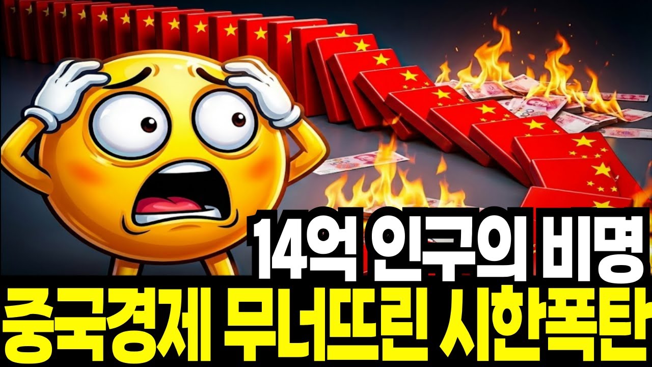 중국 14억 인구의 비명 중국경제 추락과 붕괴 알리는 7가지 신호