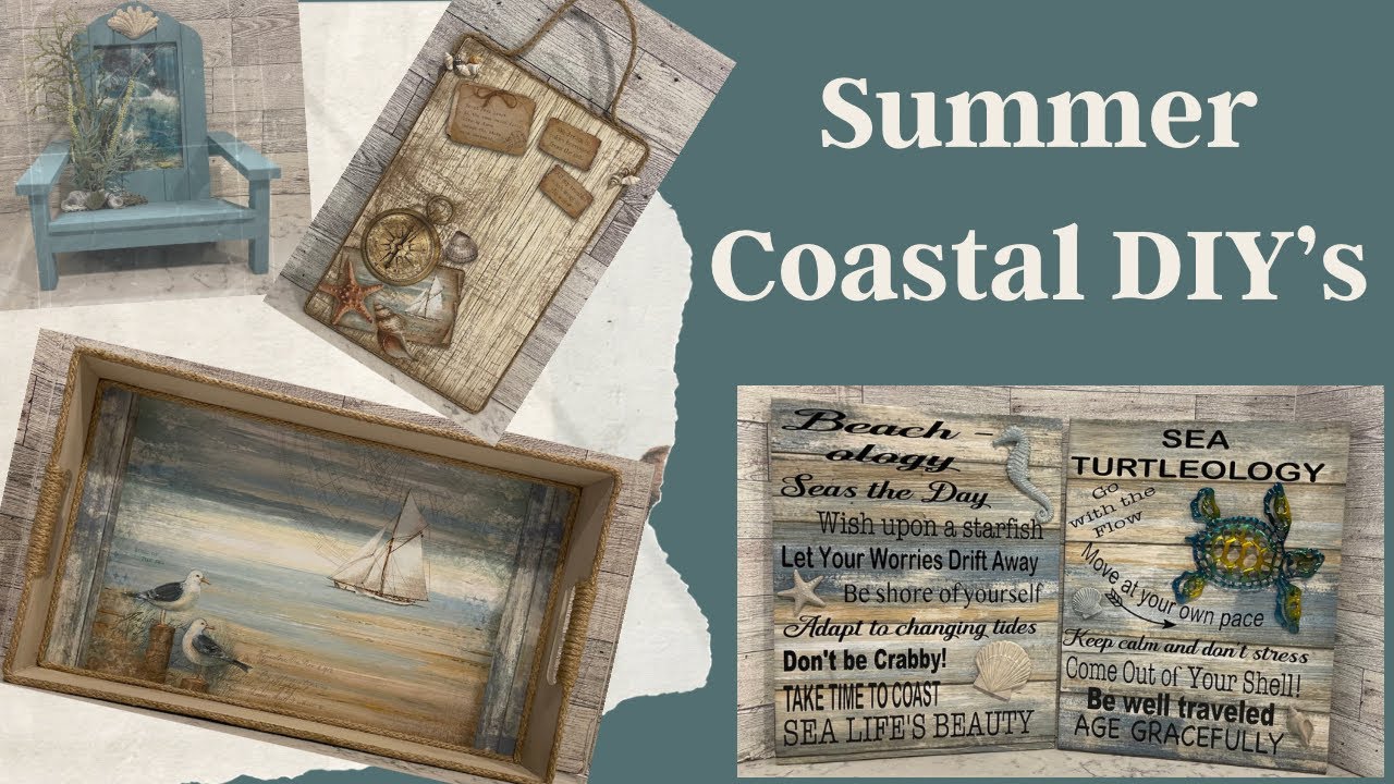 Summer Coastal DIY's | Nautical DIY's | Coastal Decor | Nautical Decor | Coastal Thrift Flip
