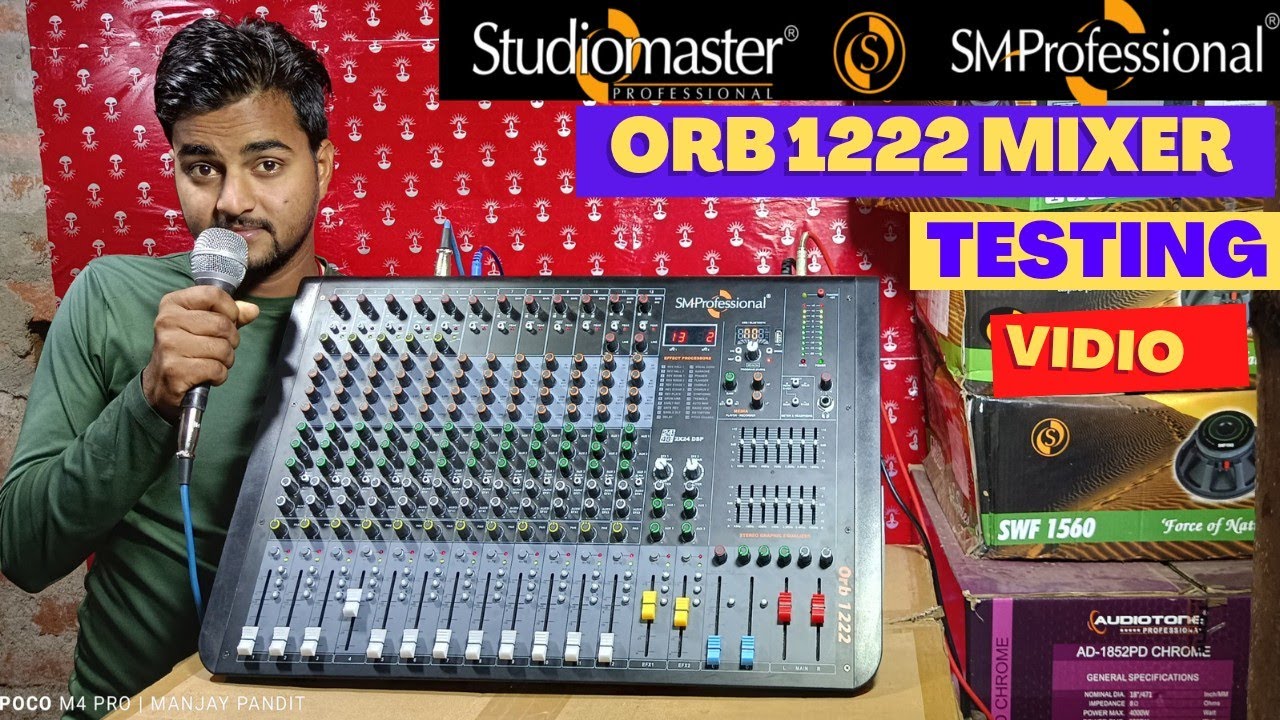 ORB 1222 MIXER TESTING VIDEO
