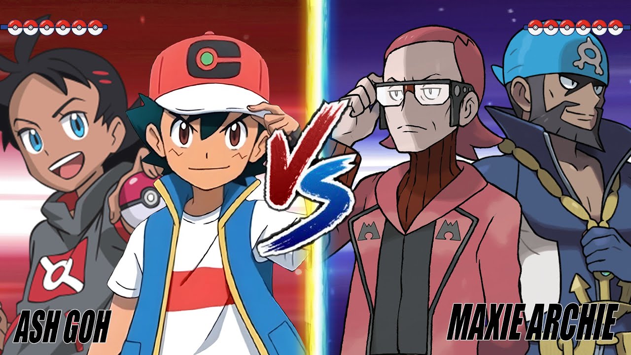 Pokémon Battle: ASH and GOH Vs. MAXIE and ARCHIE