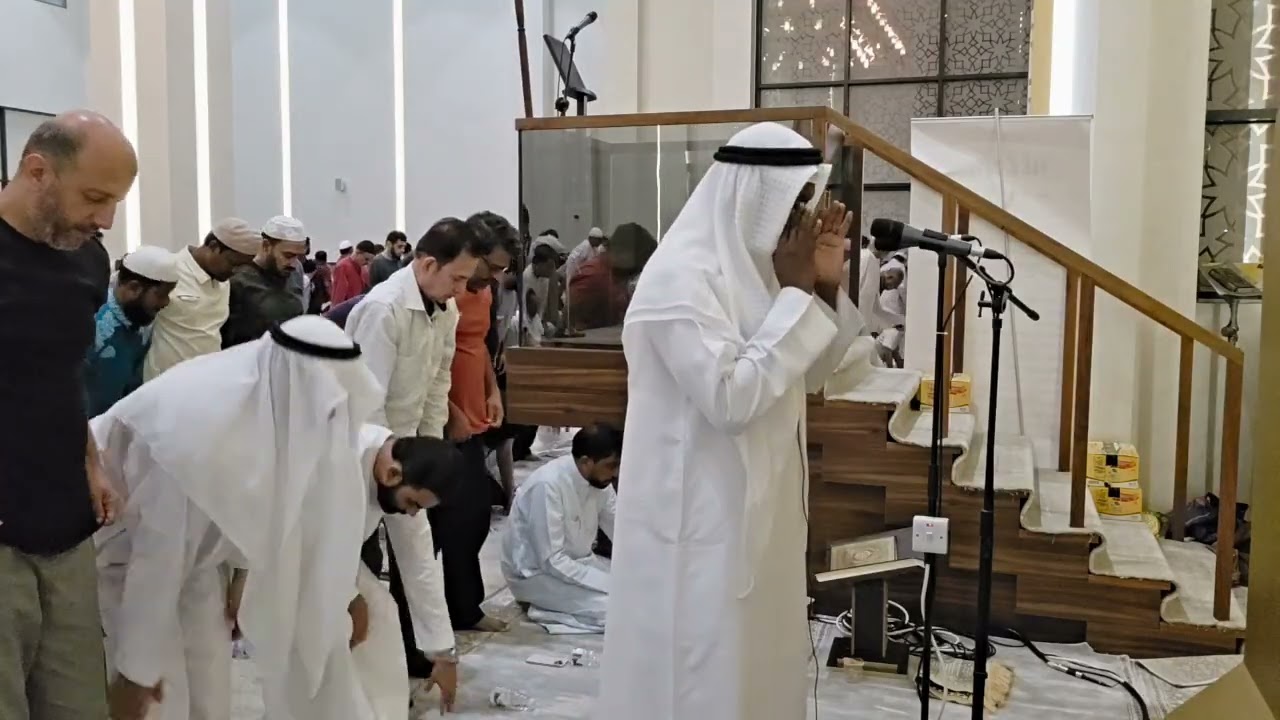 صلاة التراويح - ليلة التاسع من شهر رمضان 2026 ، مسجد الوصل فيليج دبي 