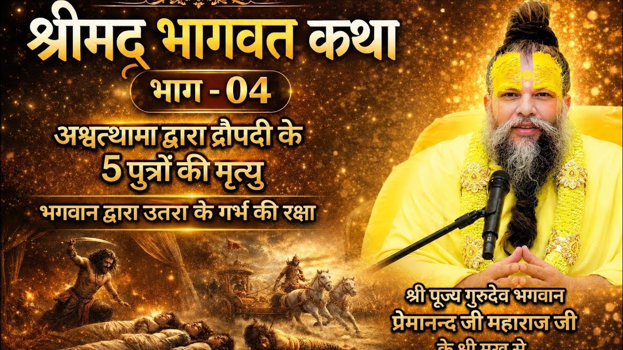 श्रीमद् भागवत कथा(भाग-04)l#premanandjimaharaj #premanandjipravachan #bhajanmarg #viralvideo #satsang