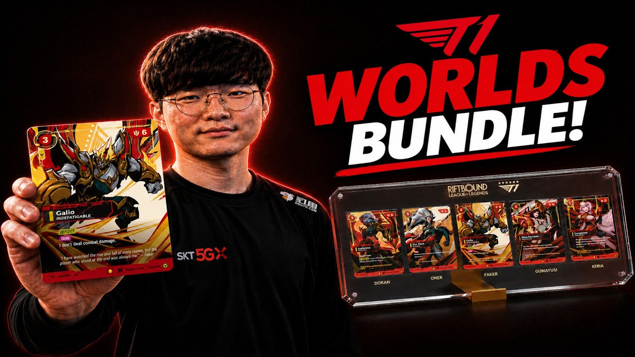 I Opened the EXCLUSIVE T1 Worlds Riftbound Bundle!