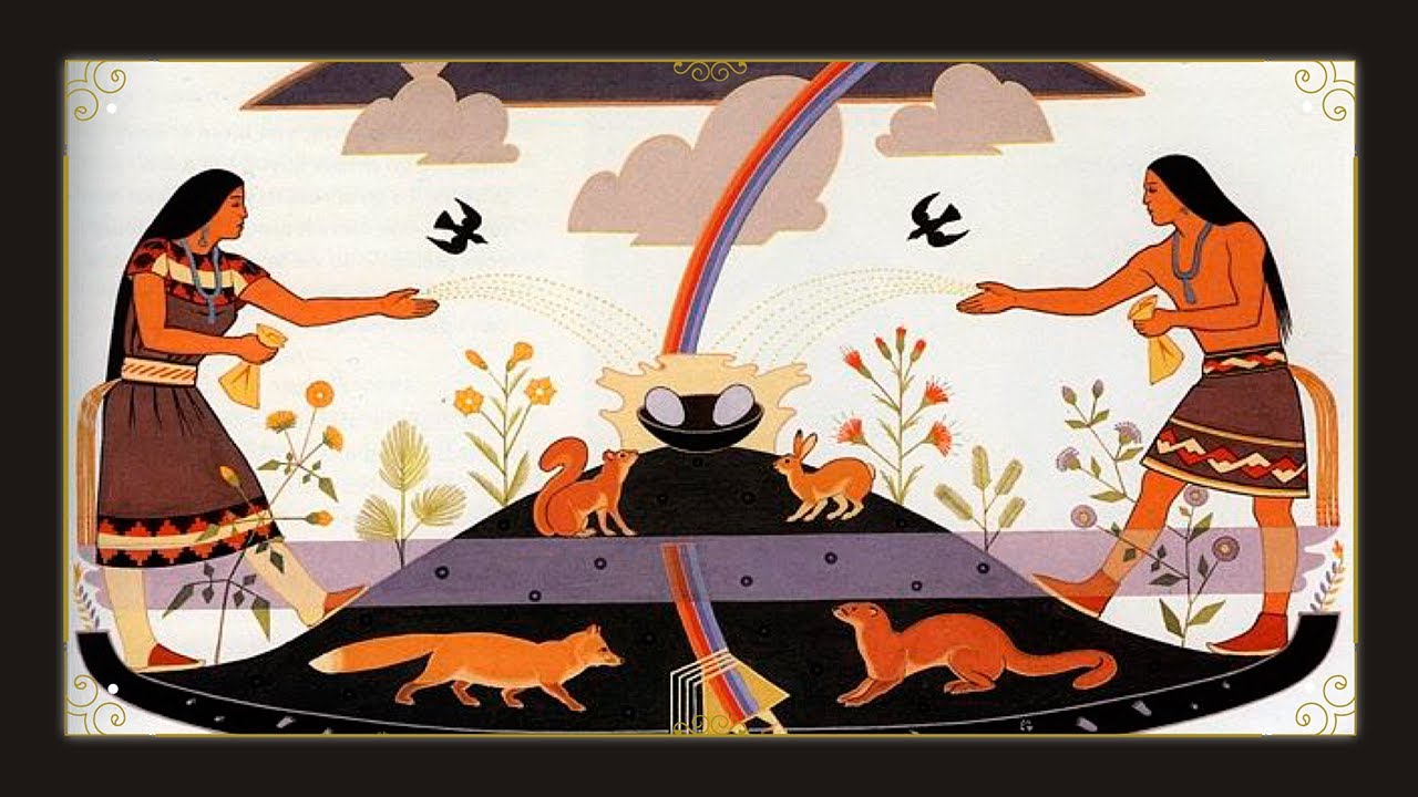 LOS 5 MUNDOS de la MITOLOGIA NAVAJO: Mito de la creación.