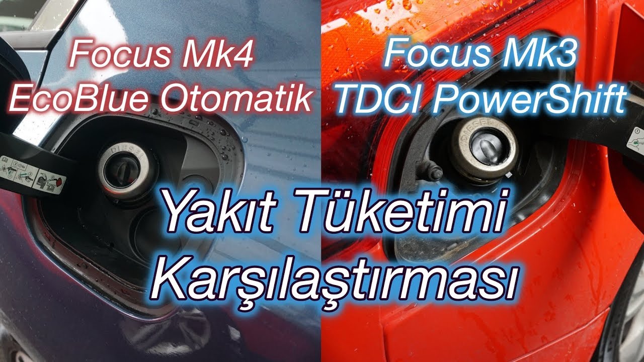 2018 Focus Mk4 vs 2015 Focus Mk3 Dizel Otomatik Yakıt Testi - Karşılaştırma