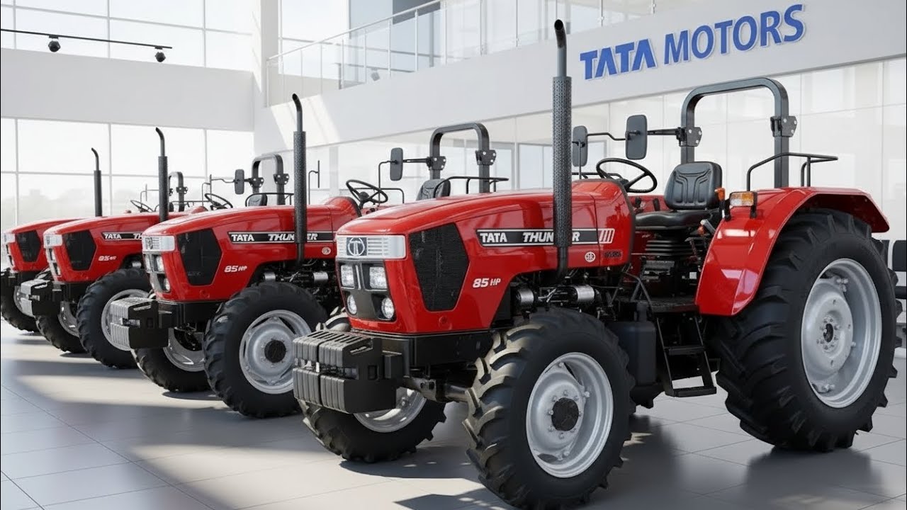 Лев сельского хозяйства появится в 2026 году 🐅 | Трактор Tata Thunder-85 4x4 – настоящая мощь 85 ...