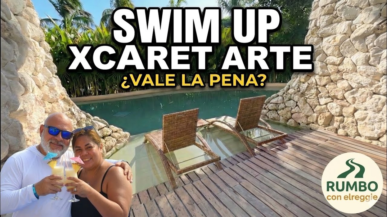 NO elijas hotel en México sin ver esto: Swim Up Xcaret Arte 👀