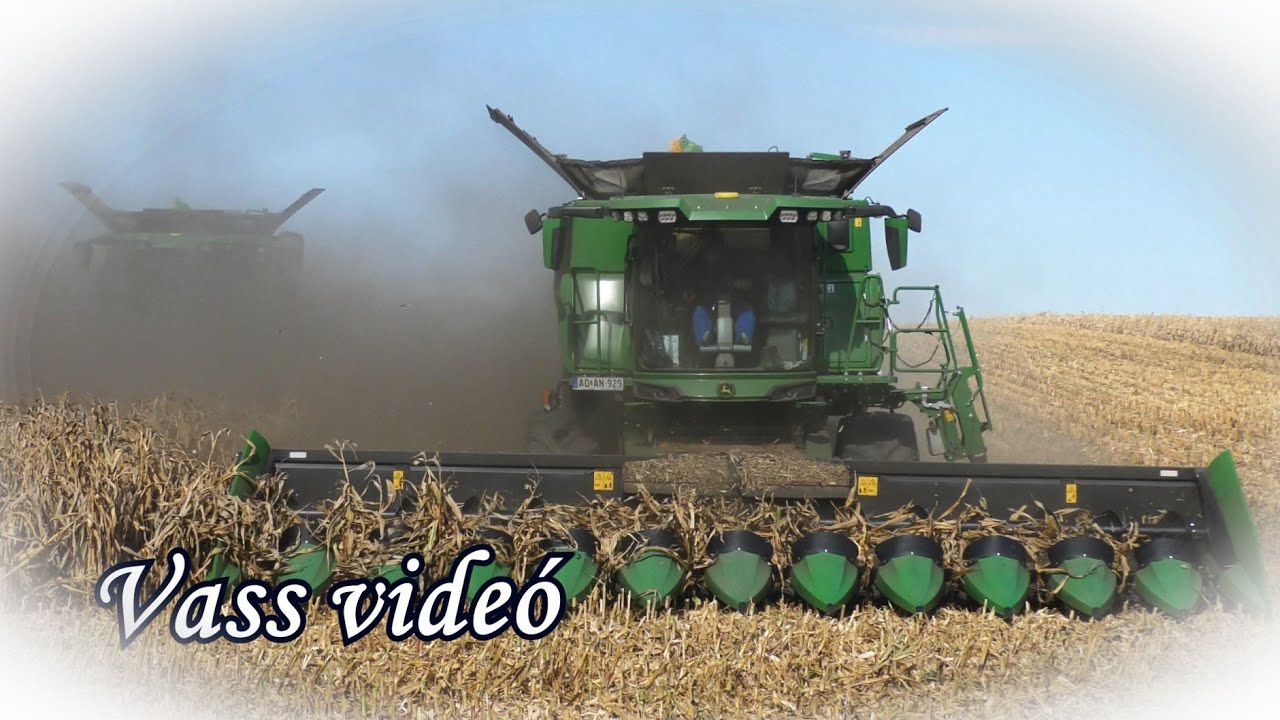 John Deere S7 900 - kukorica aratás