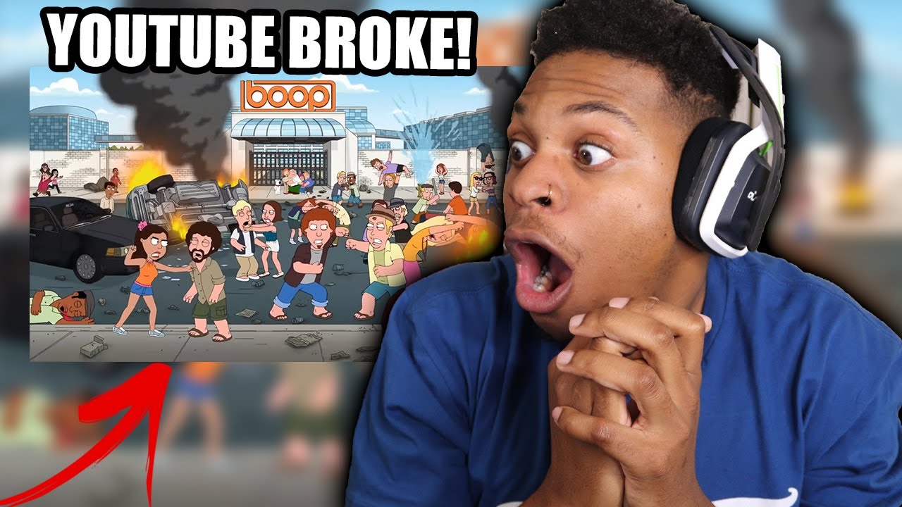 YOUTUBE BREAKS DOWN & THIS HAPPENED!! Family Guy Does Social Media Compilation!