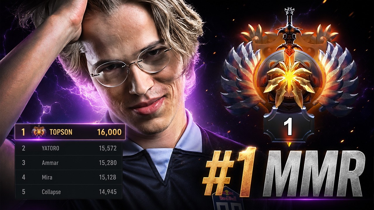 TOPSON = NEW TOP 1 MMR IN THE WORLD