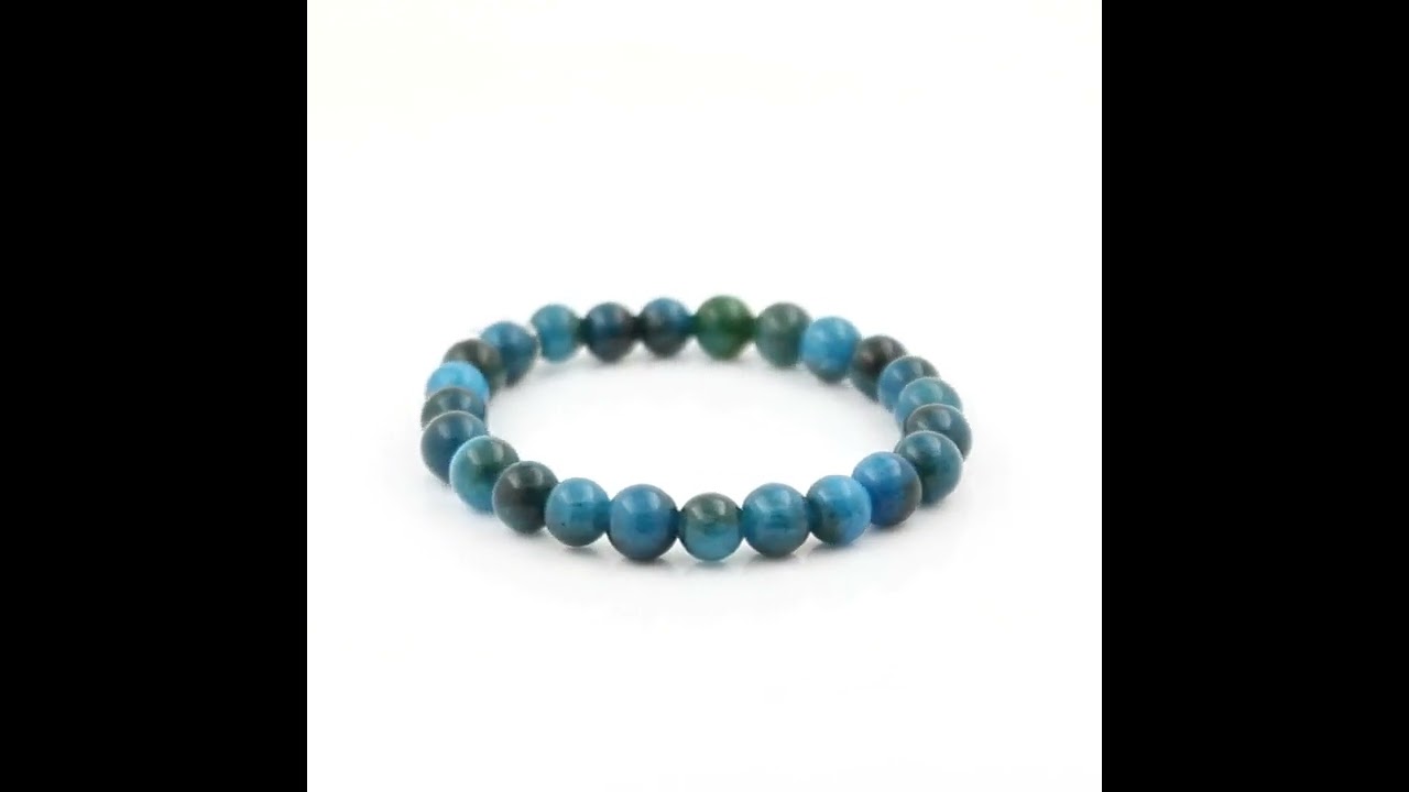 Apatite Bracelet 8 mm Beads.