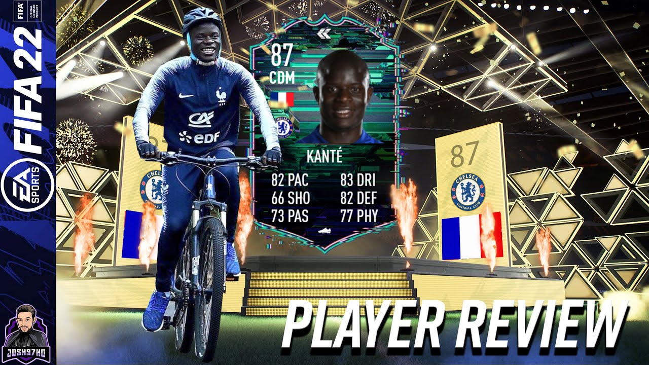 BETTER THAN HIS NORMAL CARD? 87 FLASHBACK N'GOLO KANTE PLAYER REVIEW! FIFA 22 ULTIMATE TEAM