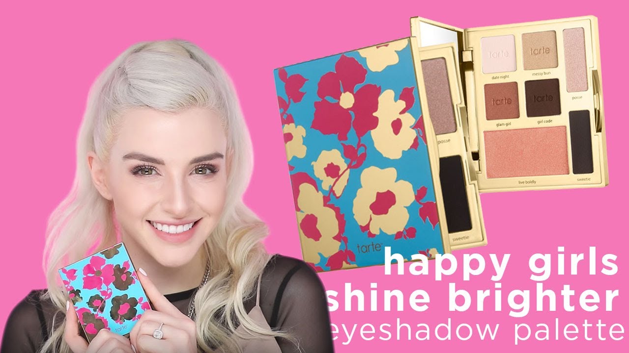 happy girls shine brighter eyeshadow palette with Jen