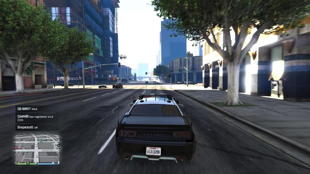 Grand Theft Auto V RP Cop PS5 Golf Fun