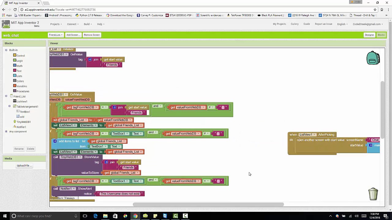 AppInventor-Tutorial #14-Web Chat- Part #1