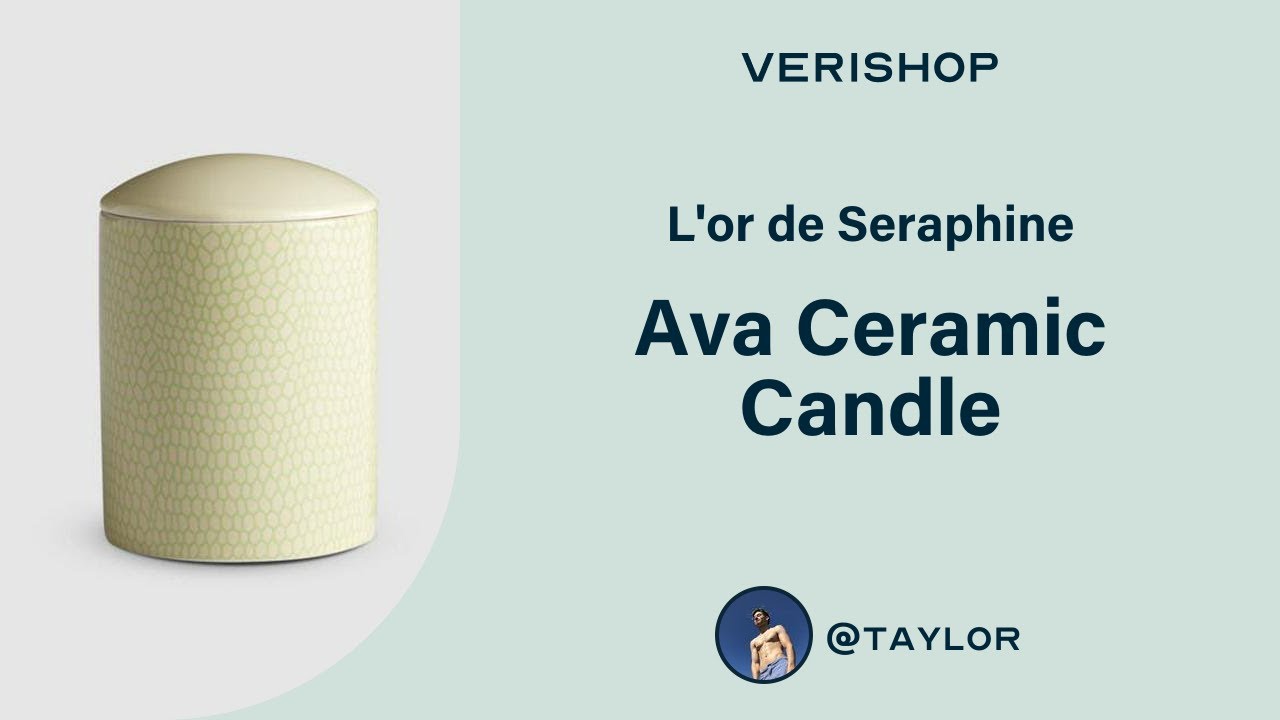 L'or de Seraphine Ava Ceramic Candle Review