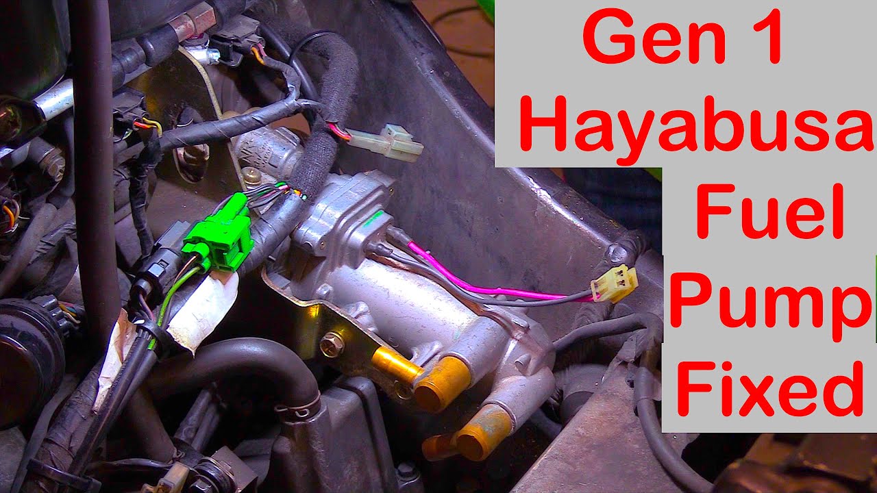 99' Gen 1 Hayabusa:-  Fuel Pump Replacement !  (2 of 2)