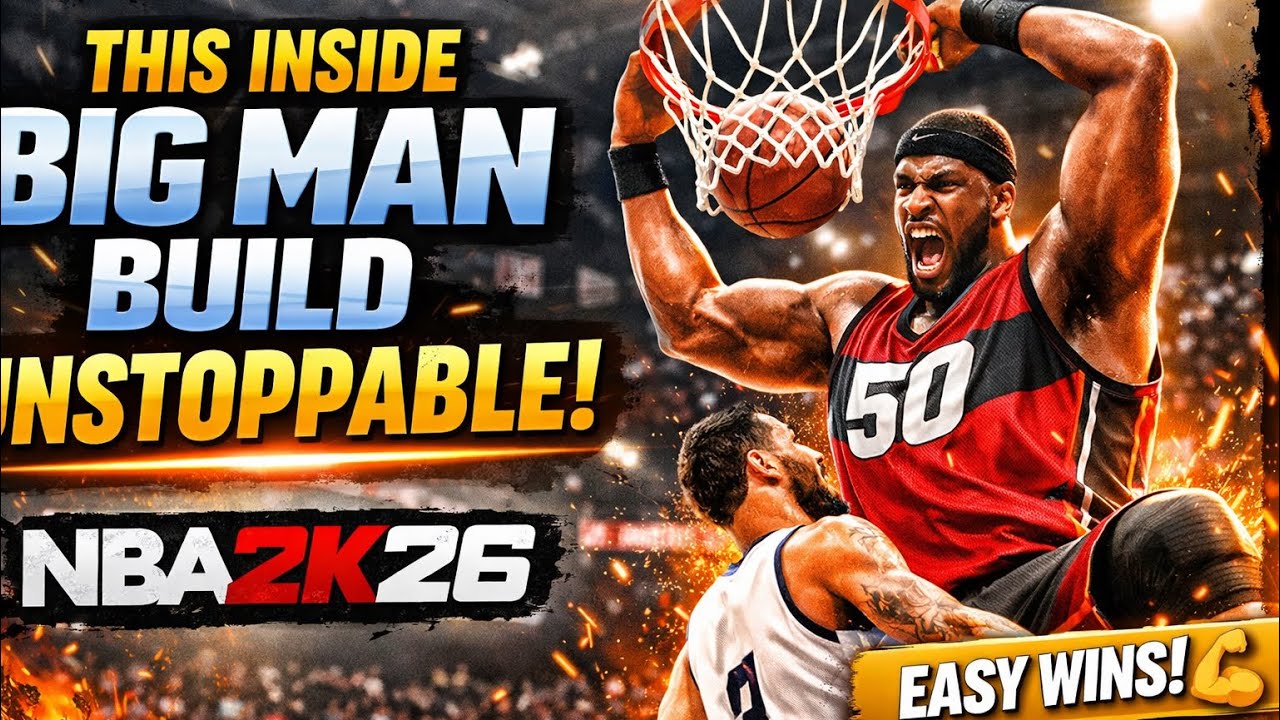 THIS INSIDE BIG MAN BUILD IS UNSTOPPABLE in NBA 2K26 💪 (Easy Wins!)