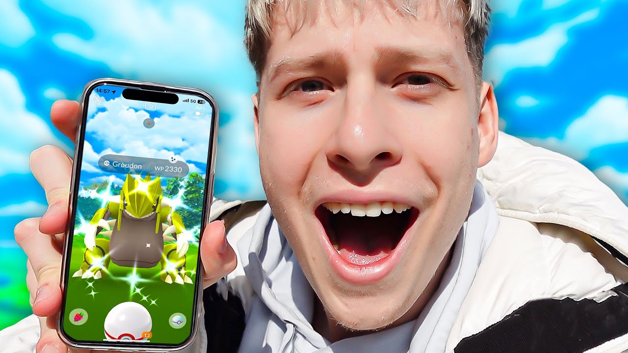 Groudon ✨SHINY✨ in Pokemon GO gefangen! *ULTRA LUCKY*😍