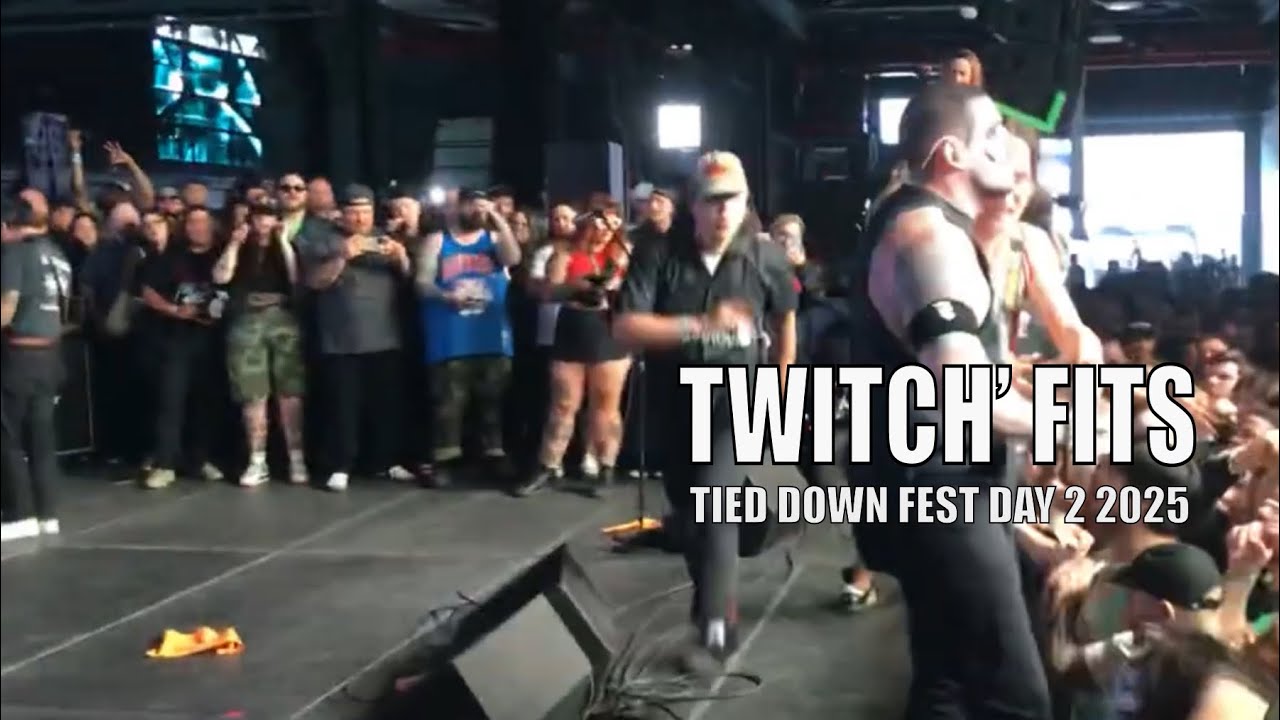 Twitch Fits Live at Tied Down Fest 2025 – Secret Set Highlights | Detroit Hardcore Surprise