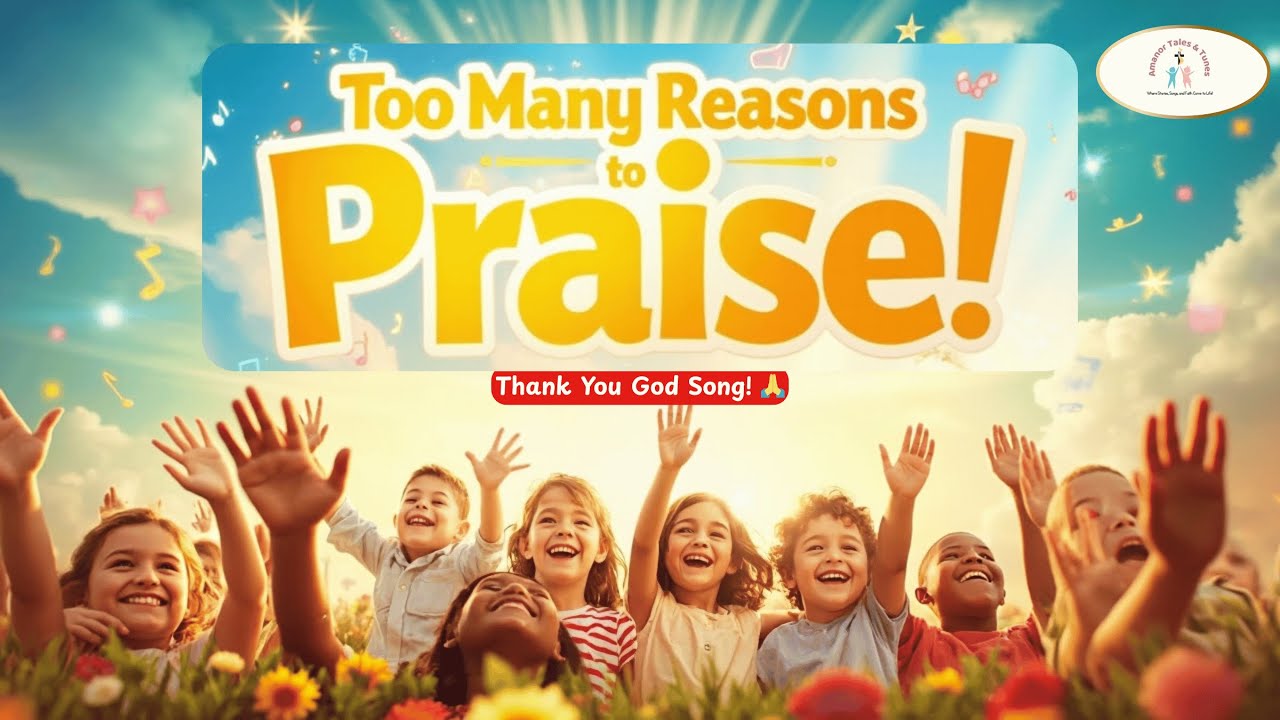 Too Many Reasons to Praise! 🤗 Christian Kids Song 🎶 Animated Bible Music for Children