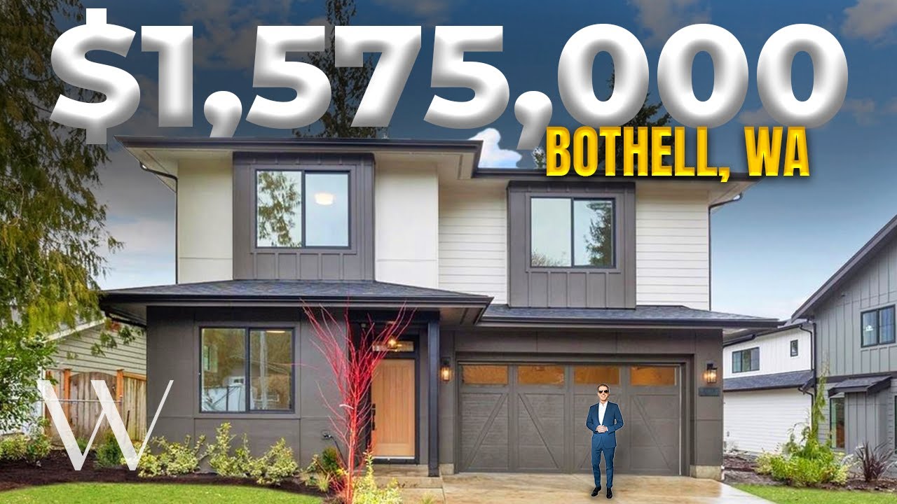 INSIDE a Brand NEW $1,575,000 Luxury Home in Bothell, Washington!