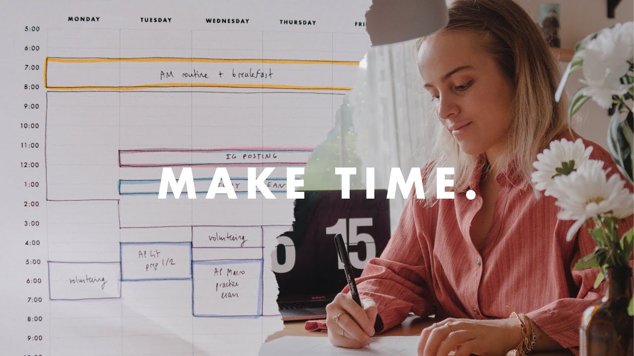 How to make time for EVERYTHING | scheduling tips ⏰