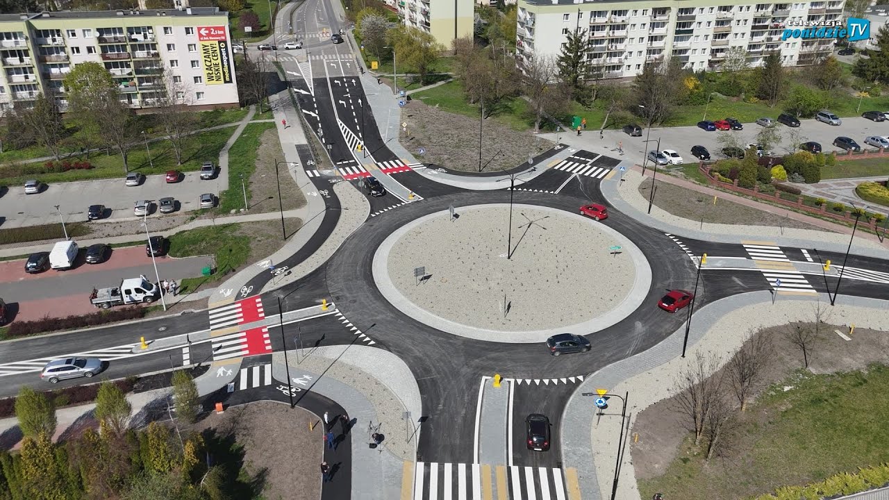 Nowe rondo w Busku-Zdroju już otwarte