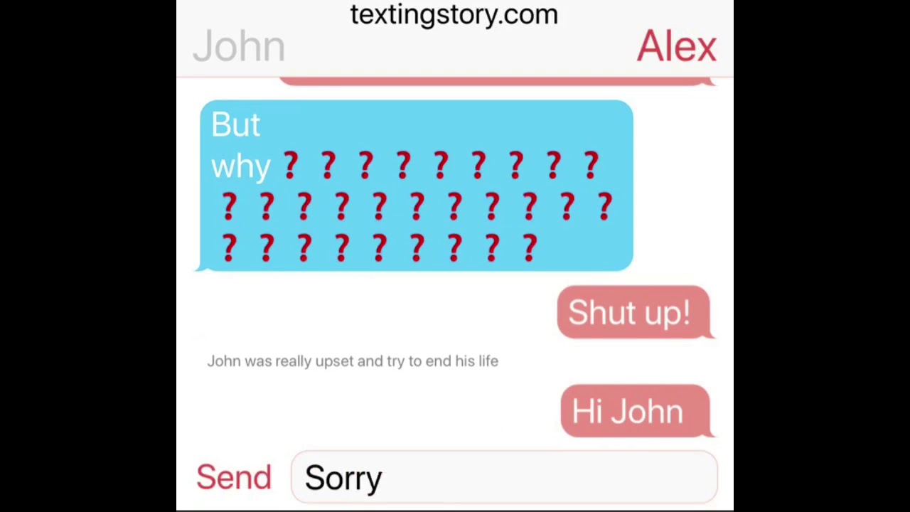 The most saddest texting story ever! Try not to cry challenge