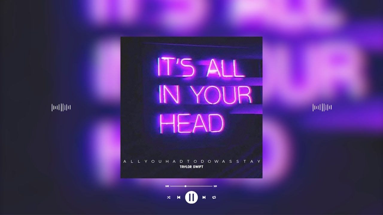 taylor swift - all you had to do was stay (slowed & reverb)