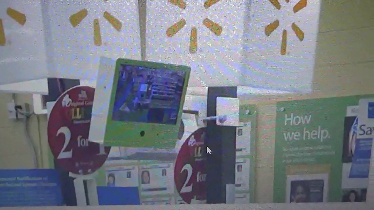 WALMART SELF CHECK OUT CAMERAS