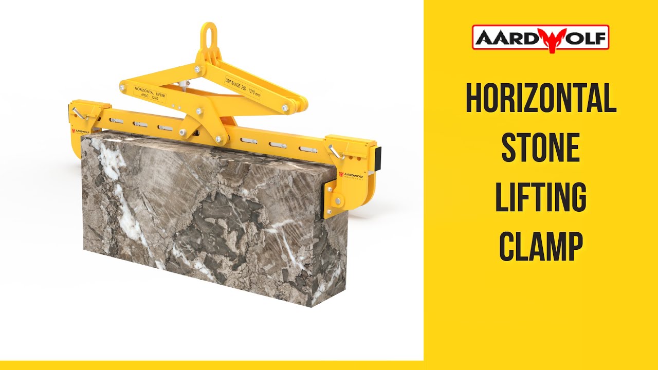 Horizontal Stone Lifting Clamp | Aardwolf