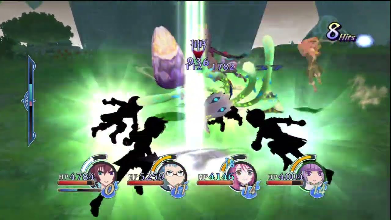 Tales of Graces ƒ - Lineage to the Future - Battles in the Final Dungeon - Asbel x4