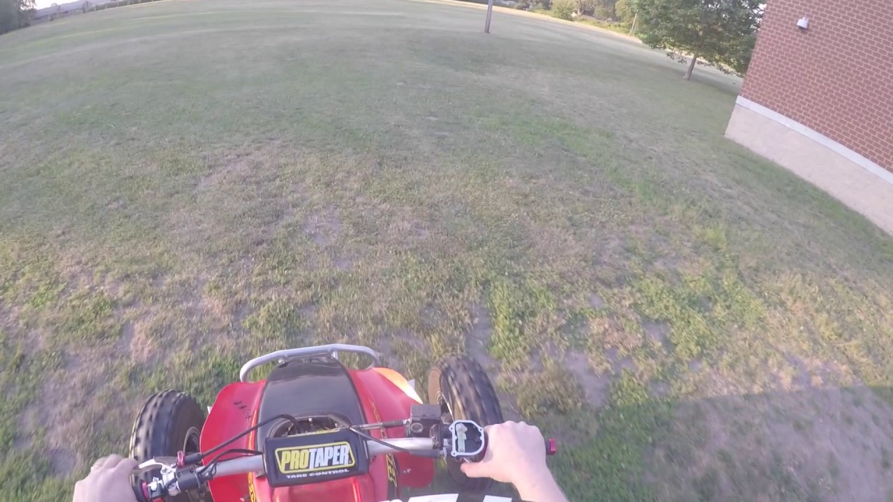 400ex test ride after putting on a TRX450R 05 carb and Dynatek CDI