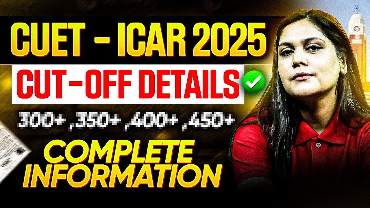 ALL About ICAR 2025 | CUT-OFF|Fees|Universities | Complete Information