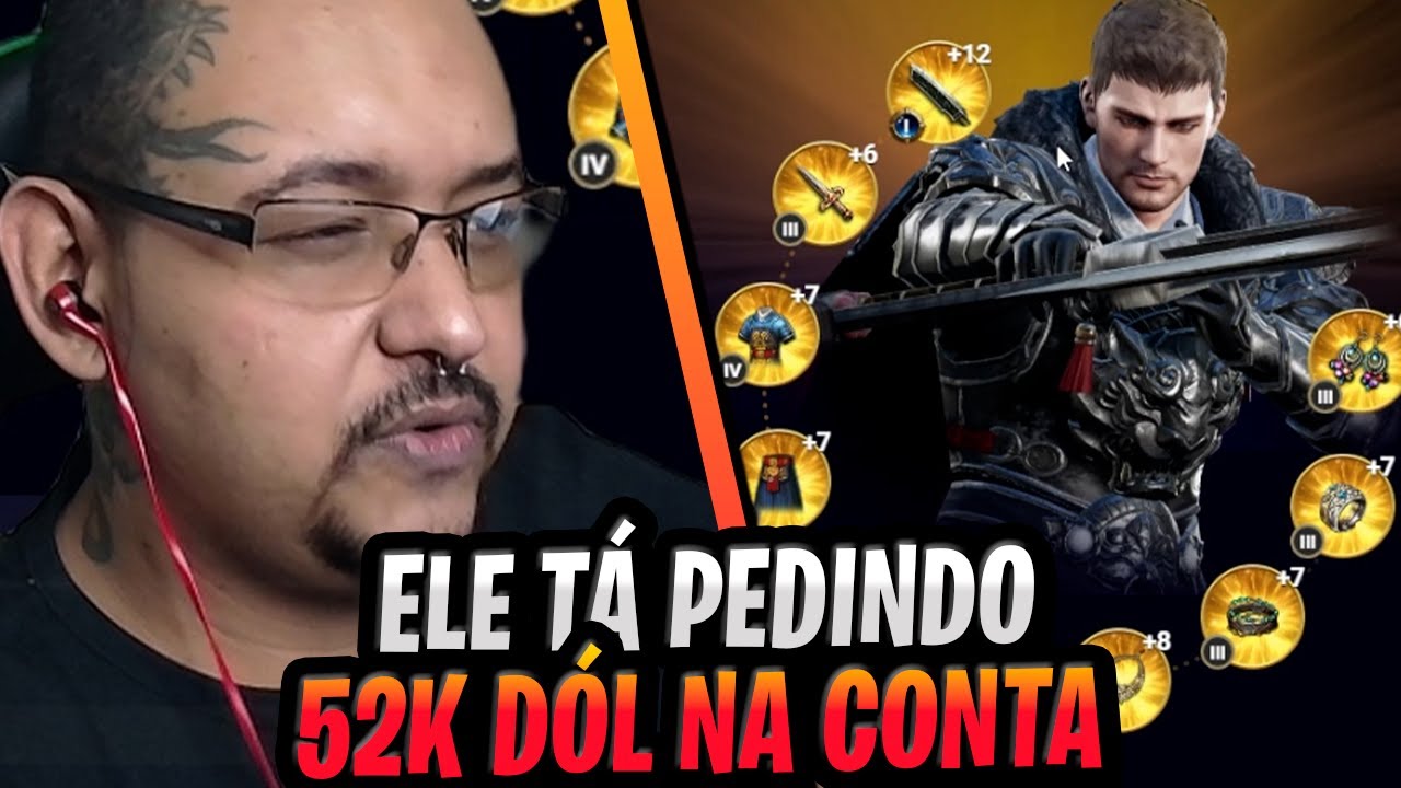 GUERREIRO DE 440K OFERTOU SUA CONTA POR 52K D&Oacute;L 🧐 | CORTES MIR4