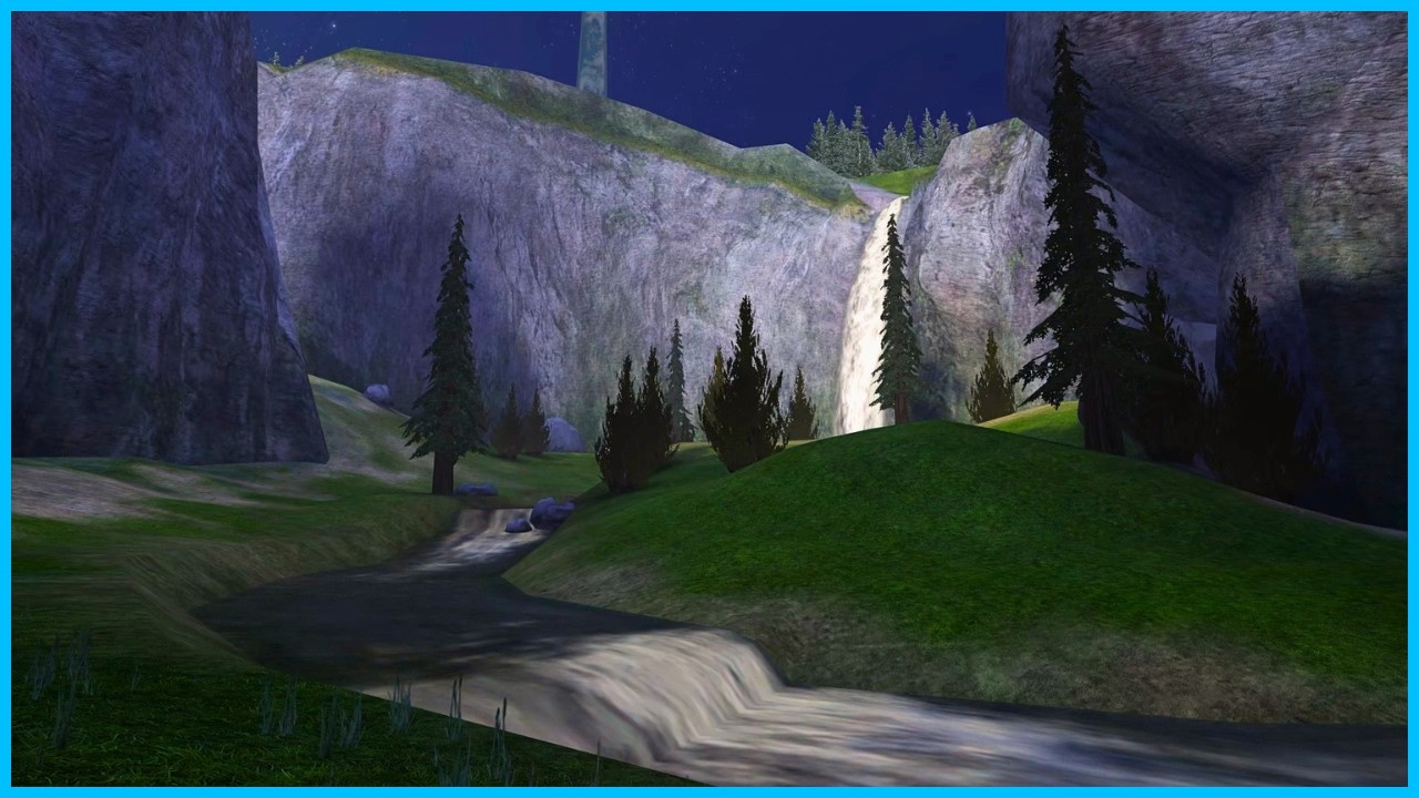 Halo CE - 1 Hour relaxing ambience resting by the flowing stream [focus, sleep, relax 4K]