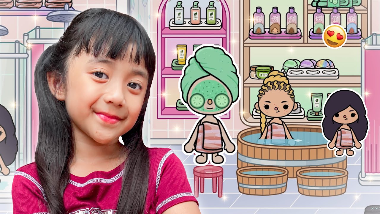 Samantha Creates a New Salon in Toca Boca Life World! A Compilation of Viral Indonesian Games