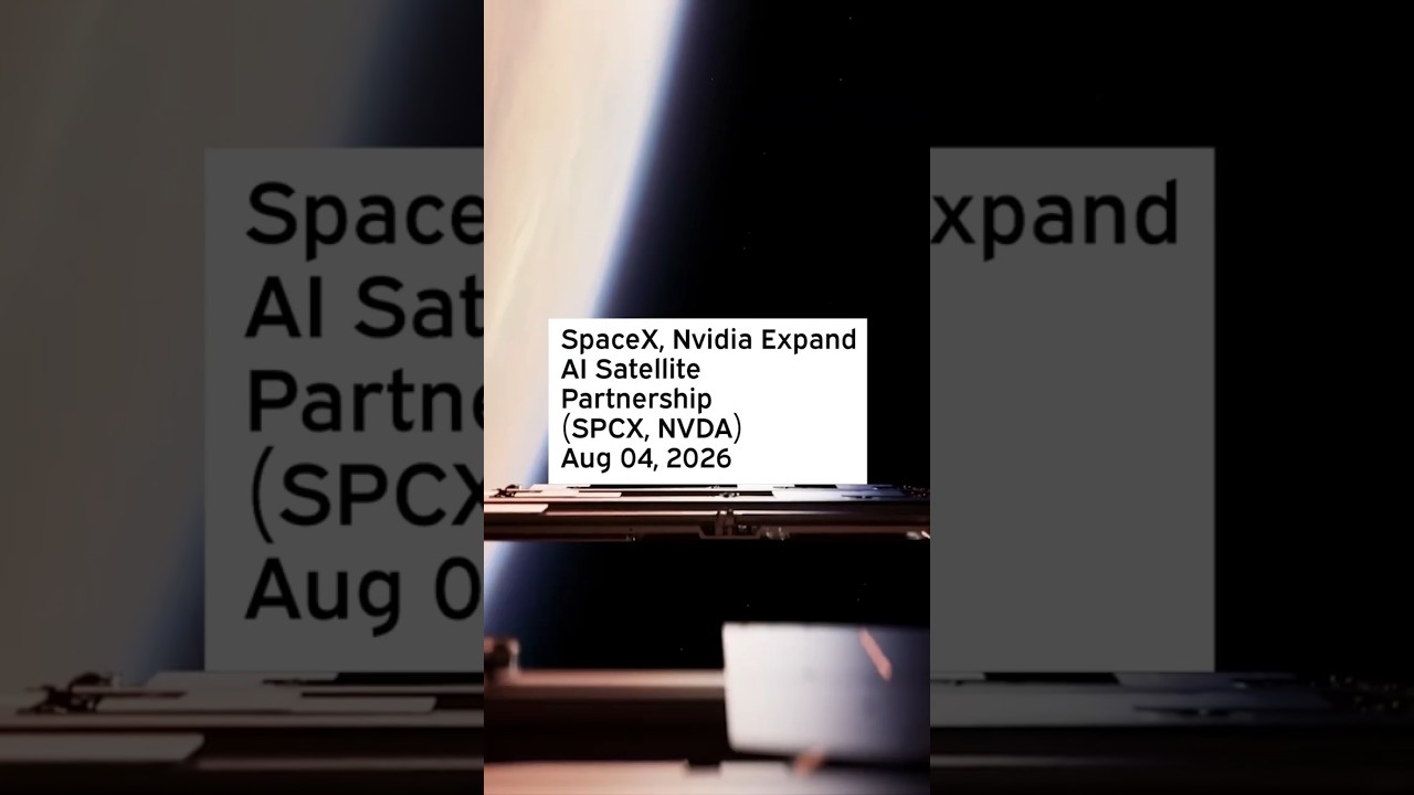 SpaceX и Nvidia расширяют сотрудничество в сфере ИИ-спутников #SpaceX #Nvidia #NVDA #ИИ #Искусств...