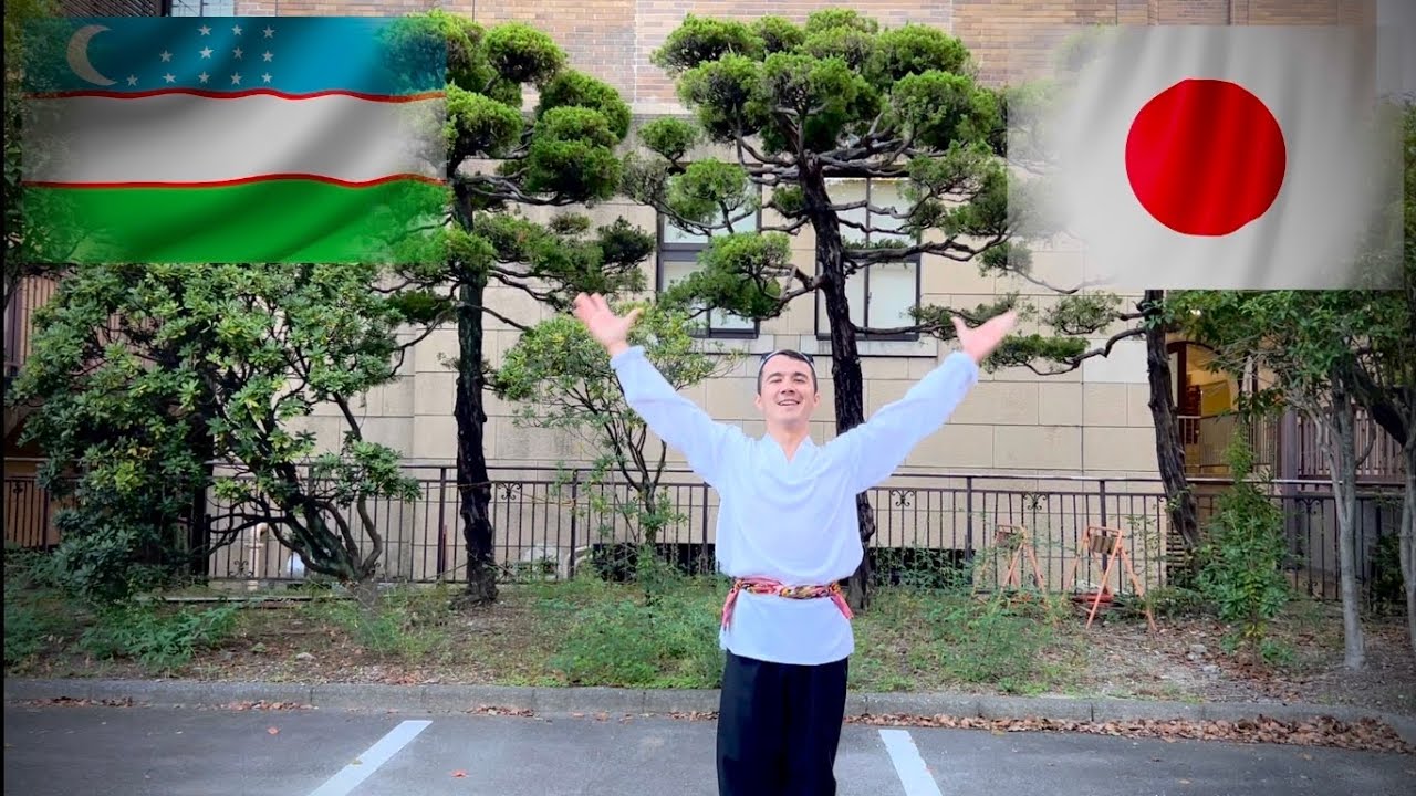 Андижанская полька в Японии🇺🇿🇯🇵 Andijon polkasi Yaponiyada🇺🇿🇯🇵 Uzbek dance in Japan. 🇺🇿
