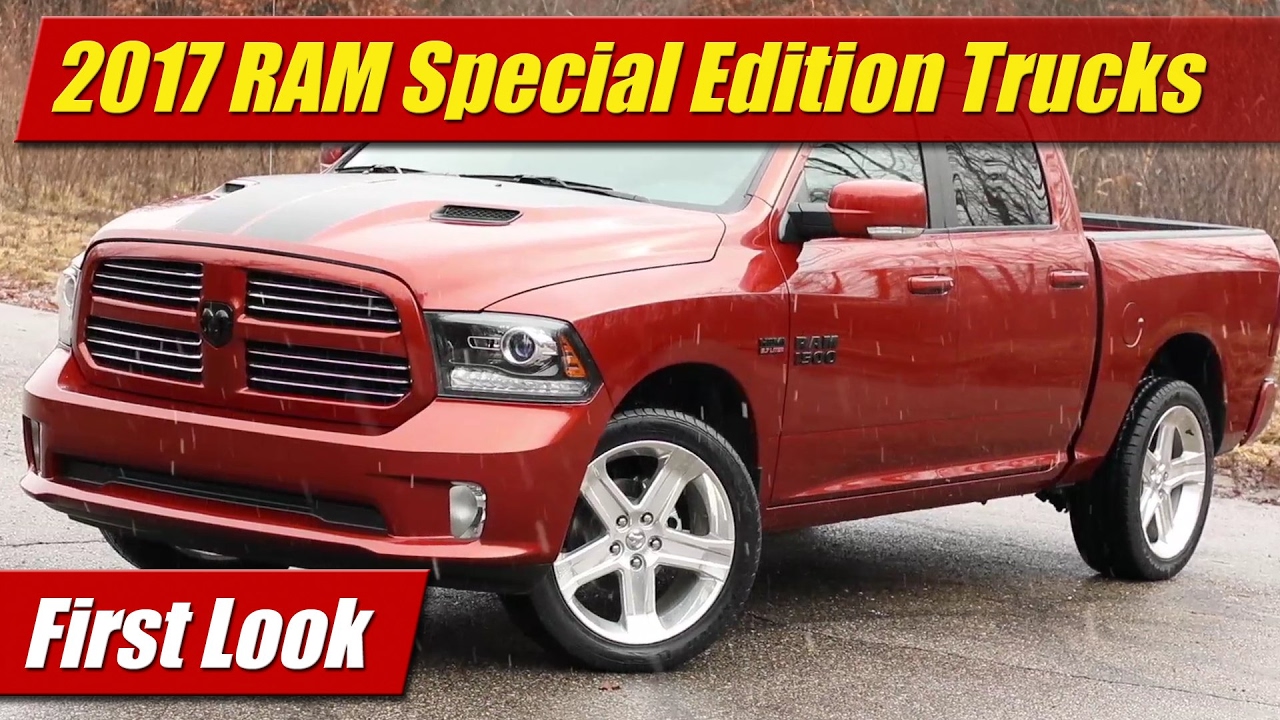 2017 RAM Copper Sport and Night Special Editions: First Look