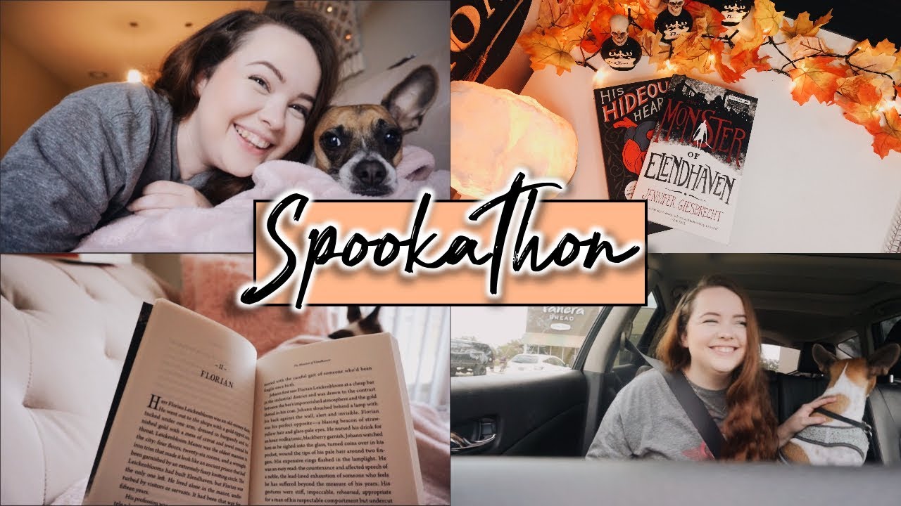 back on my spooky bullsh*t // the first spookathon vlog