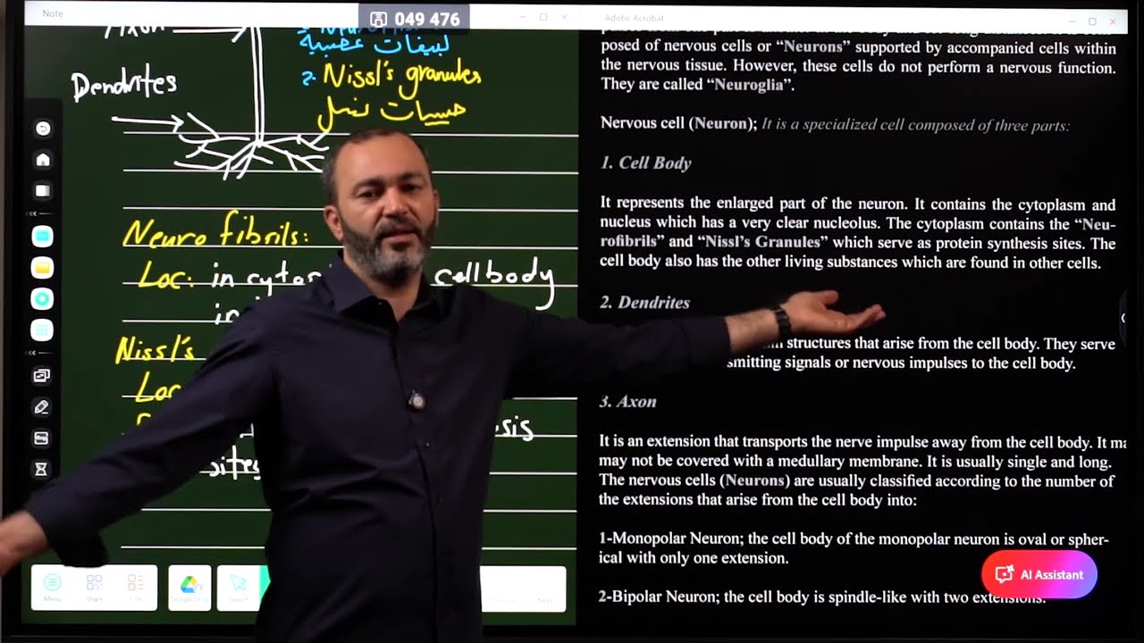 Lesson 18: Animal tissues: Nervous tissue